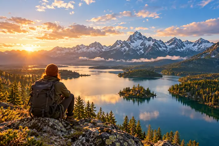 Vivid restored landscape with balanced light, natural color, and clear atmosphere